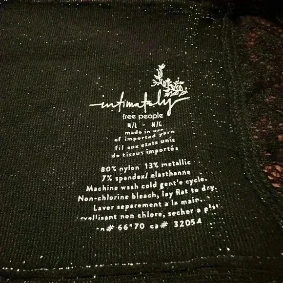 Free People Bandeau Bra Top NWOT Size M/L - Picture 3 of 3